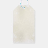 Winterkerstboom Vrolijk kerstcadeau Labels Cadeaulabel (Achterkant)