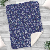 Winterkerstconstellaties Sherpa Deken