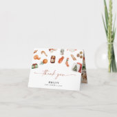 Winterkerstfeest Baby shower Hartelijk dank Bedankkaart (Voorkant)