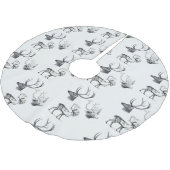 Winterkerstfeest  Der Head Antlers Patroon Kerstboom Rok (Gekanteld)