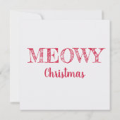 Winterkerstfeest feestdagen santa kattevoer (Achterkant)