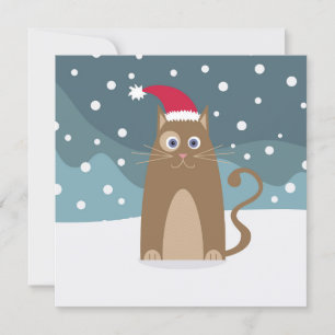Winterkerstfeest feestdagen santa kattevoer