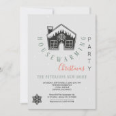 Winterkerstfeest met de opwarming kaart (Voorkant)