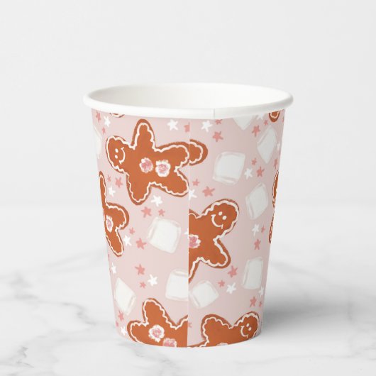 Winterkerstfeestdag Papieren Bekers (Rechts)