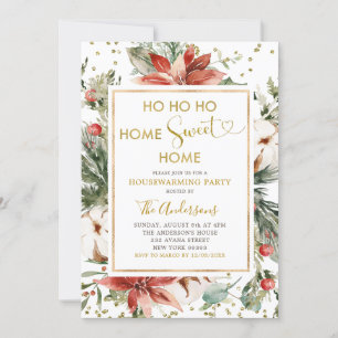 Winterkerstfeestdag uitnodiging voor de opwarming 