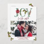 winterkerstfoto redden briefkaart date (Voorkant / Achterkant)