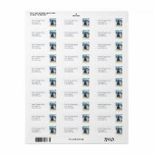 Winterkerstgebergte Trebes Landschap Sneeuw Etiket (Full Sheet)