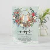 winterkerstgevruchten die we ontwikkelden kaart (Staand voorkant)