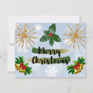 Winterkerstkaart Feestdagenkaart