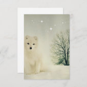 Winterkerstkaarten Bedankkaart (Voorkant / Achterkant)