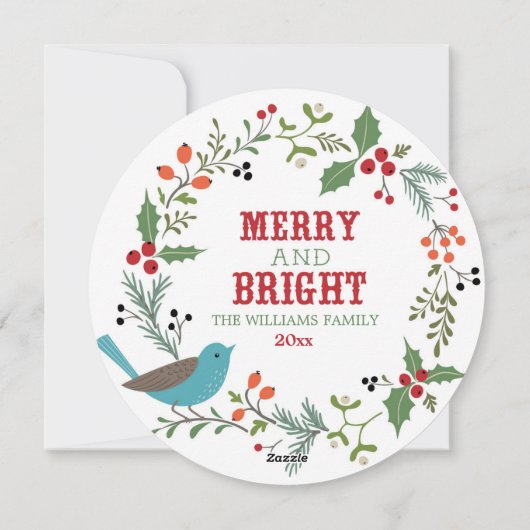 Winterkerstkaarten Feestdagenkaart (Achterkant)