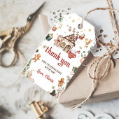 Winterkerstkoekjes Verjaardagsgunst Cadeau Labels Cadeaulabel