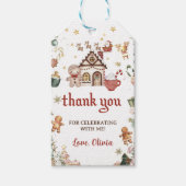 Winterkerstkoekjes Verjaardagsgunst Cadeau Labels Cadeaulabel (Voorkant)