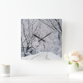 winterkerstmis 96 vierkante klok (Huis)