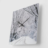 winterkerstmis 96 vierkante klok (Hoek)
