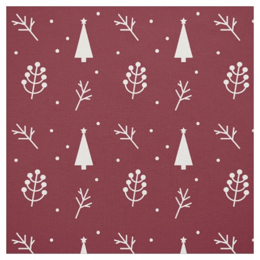 Winterkerstpatroon Stof (Swatch)