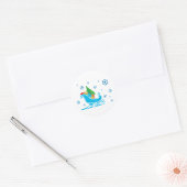 Winterkerstslee Stickers