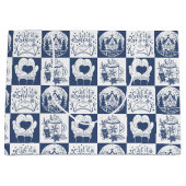 Winterkerstsneeuw Groot Cadeauzakje (Voorkant)