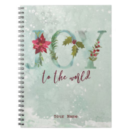 winterkerstvakantie Joy to World Notitieboek