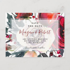 winterkerstvakantie met uitzondering van de datumk aankondigingskaart