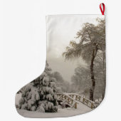 Winterkerstvoorraad - Aangepersonaliseerde voorraa Grote Kerstsok (Achterkant)