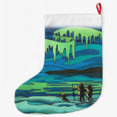 Winterkerstvoorraad - Aangepersonaliseerde voorraa Grote Kerstsok (Achterkant)