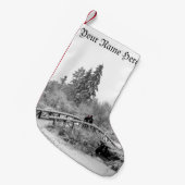 Winterkerstvoorraad - Aangepersonaliseerde voorraa Kleine Kerstsok (Voorkant (Hangend))