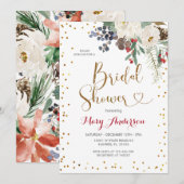 Winterkerstwitte Vrijgezellenfeest Kaart (Voorkant / Achterkant)