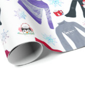 Winterkerstzweet en warme chocolade cadeaupapier (Rol Hoek)