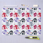 Winterkerstzweet en warme chocolade tissuepapier (Craft)