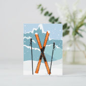 Winterkeuken briefkaart (Staand voorkant)