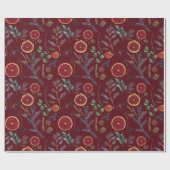 Winterkeuken met Pine & Gedroogd Sinaasappel Cadeaupapier (Vlak)