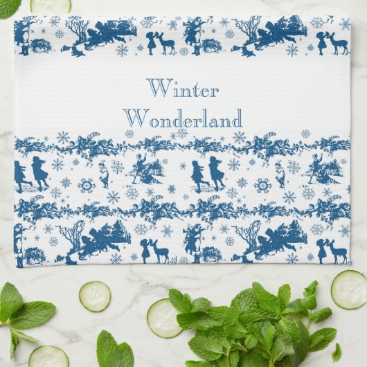 Winterkeukenhanddoek Theedoek (Gevouwen)