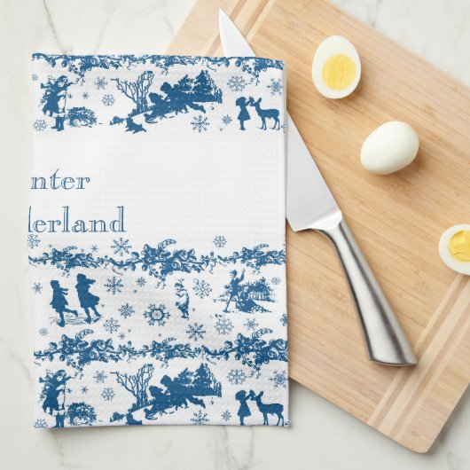 Winterkeukenhanddoek Theedoek (Quarter Fold)