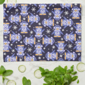 Winterkeukenhanddoek voor snoepgoed theedoek (Gevouwen)