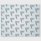 Winterkeukenpapier Prettige feestdagen rappelpapie Cadeaupapier (Vlak)