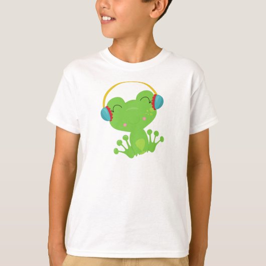 Winterkikker, stekker, groene kikker, oorsnufjes t-shirt (Voorkant)