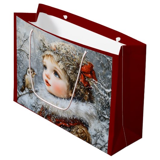 Winterkind Groot Cadeauzakje (Voorkant Gekanteld)