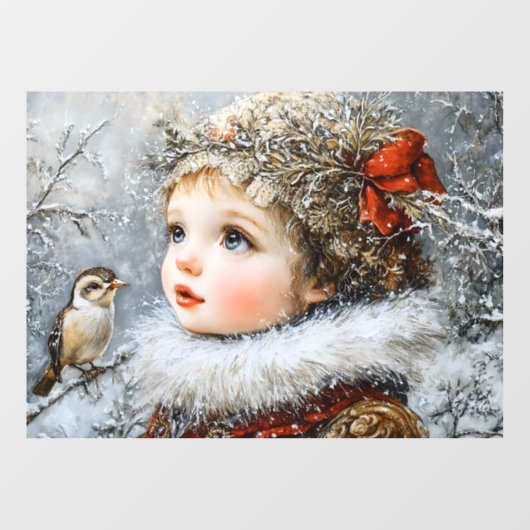 Winterkind Raamsticker (Vel)