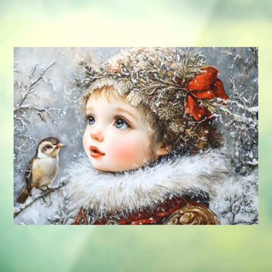 Winterkind Raamsticker (Vel 3)