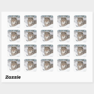 "Winterkind" Vierkante Sticker