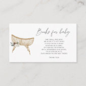 Winterkinderboekjes voor het baby-kaartje informatiekaartje (Voorkant)