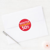 Winterklaring 50% OFF FITY Small Business Ronde Sticker (Envelop)