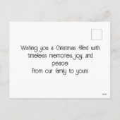 winterklassieker van Londen Feestdagenkaart (Achterkant)