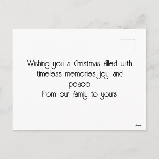  winterklassieker van Londen Feestdagenkaart (Achterkant)