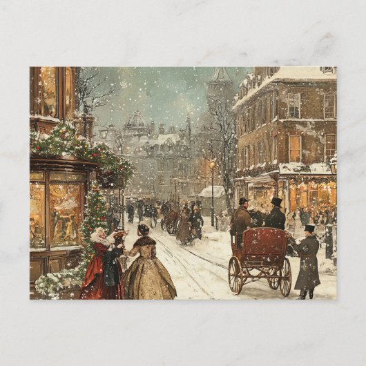  winterklassieker van Londen Feestdagenkaart (Voorkant)