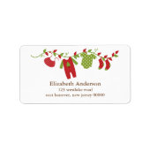 Winterkleding Adresetiketten Etiket (Voorkant)