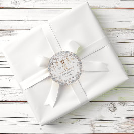 Winterkleding Baby Koud Buiten Baby shower Ronde Sticker