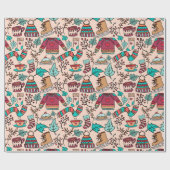 Winterkleding Cadeaupapier (Vlak)