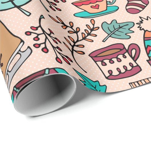 Winterkleding Cadeaupapier (Rol Hoek)